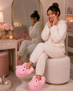 Chaussons Ours Rose
