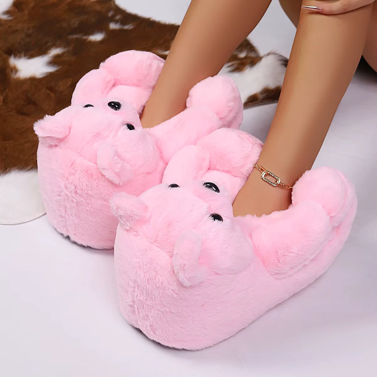 Chaussons Ours Marron